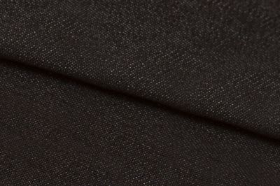 Ткань джинсовая №96, 160 гр/м2, шир.148см, цвет чёрный - купить в Каменске-Уральском. Цена 350.42 руб.
