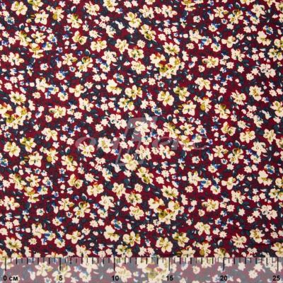 Плательная ткань "Софи" 5.1, 75 гр/м2, шир.150 см, принт растительный - купить в Каменске-Уральском. Цена 243.96 руб.
