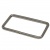 Рамка металлическая прямоугольная, 40 х 15 мм- тём.никель - купить в Каменске-Уральском. Цена: 4.60 руб.