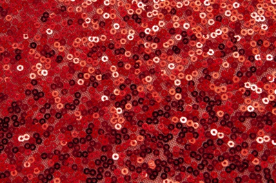 Сетка с пайетками №18, 188 гр/м2, шир.130см, цвет красный - купить в Каменске-Уральском. Цена 371 руб.