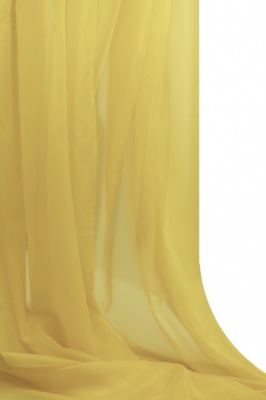 Портьерный капрон 12-0826, 47 гр/м2, шир.300см, цвет св.жёлтый - купить в Каменске-Уральском. Цена 137.27 руб.