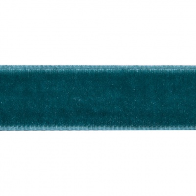 Лента бархатная нейлон, шир.12 мм, (упак. 45,7м), цв.65-изумруд - купить в Каменске-Уральском. Цена: 396 руб.