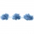 Тесьма плетеная "Рюш", упак. 9,14 м, цвет голубой - купить в Каменске-Уральском. Цена: 45.87 руб.