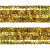 Тесьма с пайетками D16, шир. 20 мм/уп. 25+/-1 м, цвет золото - купить в Каменске-Уральском. Цена: 778.19 руб.
