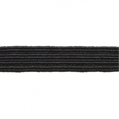 Резинка продежка С-52, шир. 7 мм (20 шт/10 м), цвет чёрный - купить в Каменске-Уральском. Цена: 1 338.93 руб.