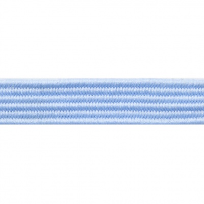 Резиновые нити с текстильным покрытием, шир. 6 мм ( упак.30 м/уп), цв.- 108-голубой - купить в Каменске-Уральском. Цена: 155.22 руб.